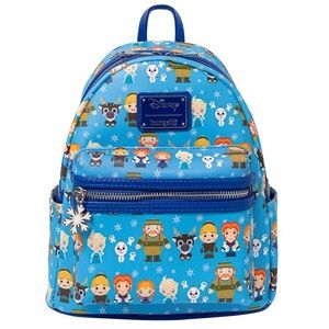 NWT Loungefly Disney Frozen Chibi Mini Backpack Exclusive